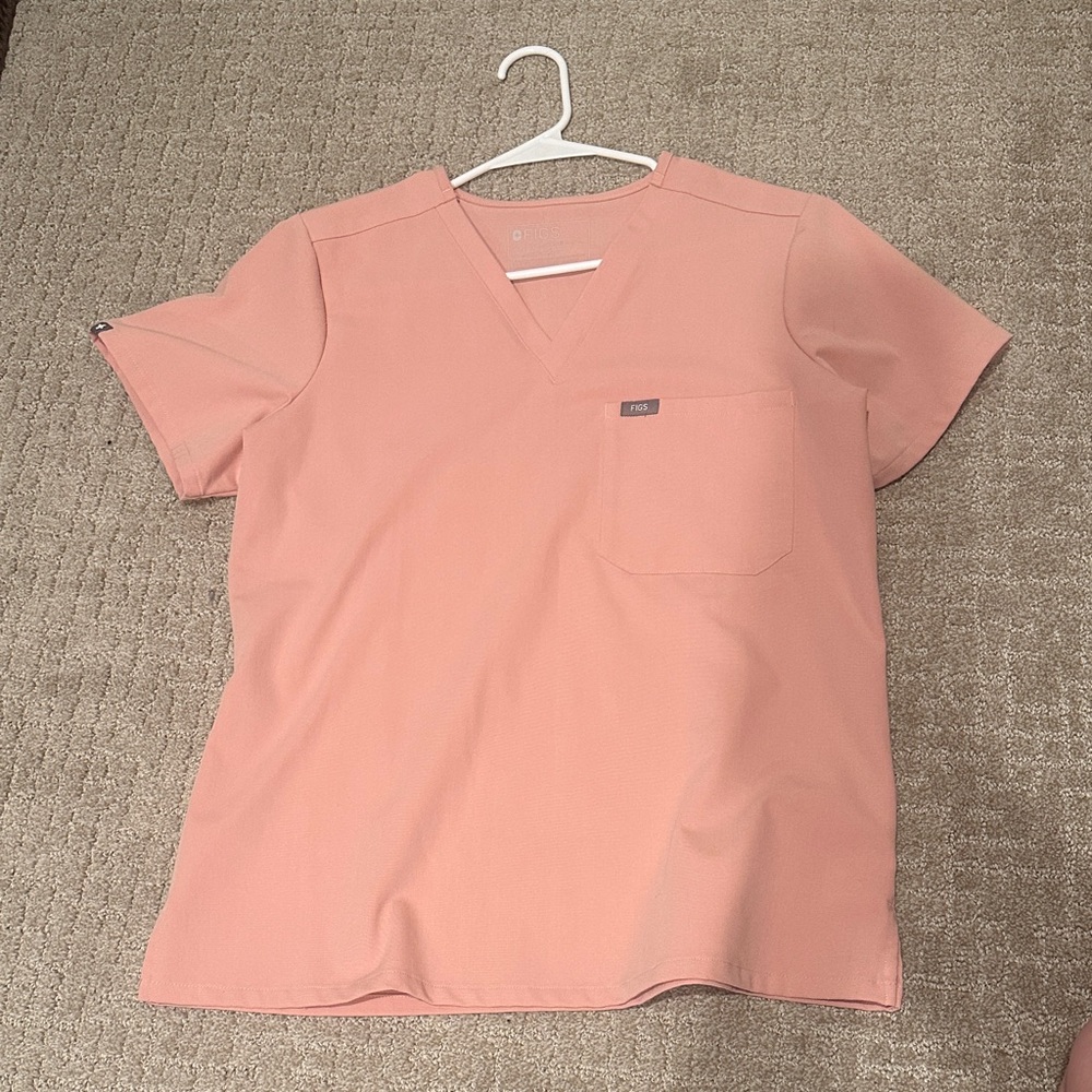 Figs- Rare Color - Pink Sand Catarina Top - Medium